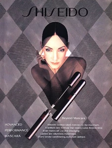 1993 Shiseido Serge Lutens maquillaje belleza MAGAZINE AD - más allá del rímel - Imagen 1 de 1