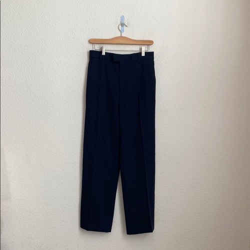 Pantalone pantalone lana sartoriale Bottega Veneta colore navy taglia 40