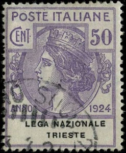 Italien 1924 Briefmarken Institute gebraucht Sas 45 CV 880,00 $ 181122180 - Bild 1 von 1
