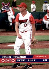 2005 Orem Owlz Grandstand #32 Daniel Hawkins St Petersburg Florida Baseball Card