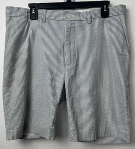 Polo Ralph Lauren Shorts Men’s 35 Seersucker Striped Beach Preppy Hamptons A37 - Picture 1 of 7