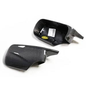 Fundas de espejo lateral de fibra de carbono real de repuesto para BMW E46 Serie 3 1998-2004 - Imagen 1 de 8