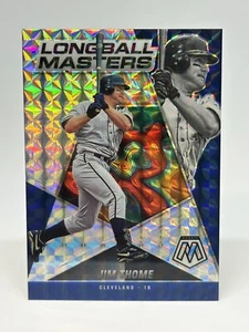 2022 Panini Mosaic Silver Mosaic Prizm Longball Masters Jim Thome LM-6 Cleveland - Picture 1 of 2