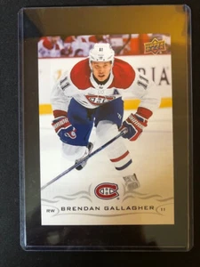 2018-19 Upper Deck Series 1 #100 Brendan Gallagher-Montreal Canadiens JUMBO - Bild 1 von 2