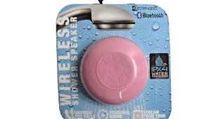 Aconic Wireless Shower Speaker Bluetooth Pink IPX4 Water Resistant G13 - Picture 1 of 2