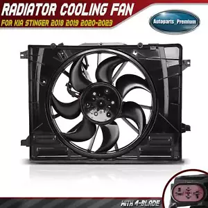 Radiator Fan Cooling Assembly w/ Brushless Motor for Kia Stinger 2018 2019-2023 - Bild 1 von 10