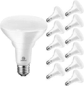 Energetic 12 Pack 75W BR30 LED Recessed Light Bulb, Dimmable, 900 Lumens - Picture 1 of 6