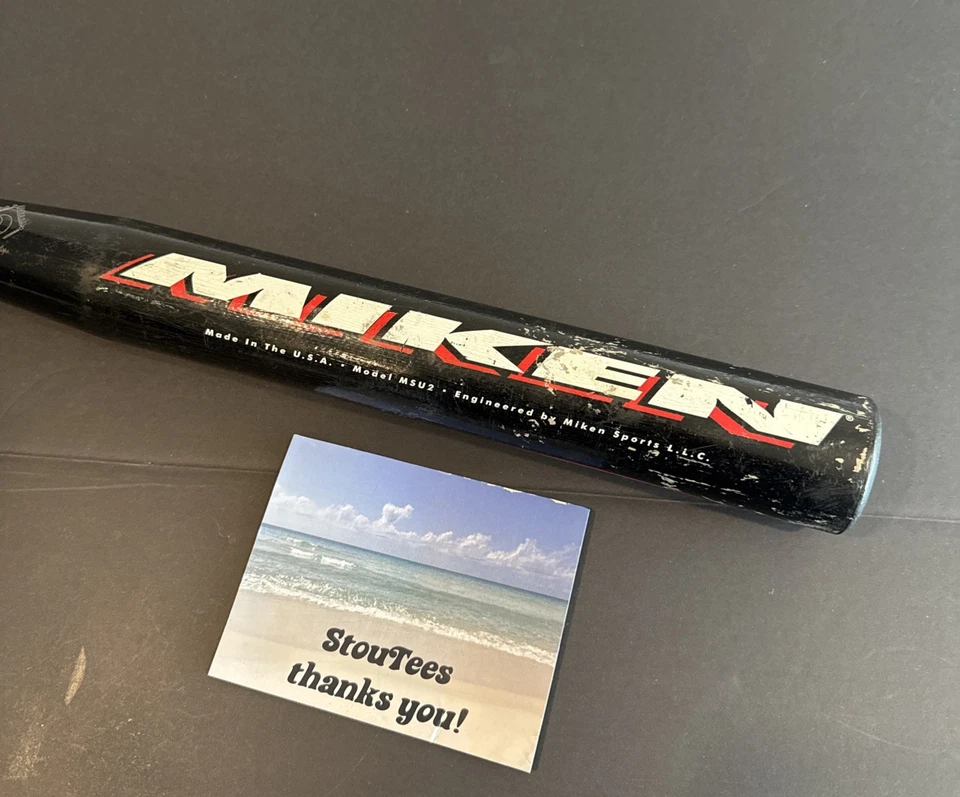 Miken Velocit-E Ultra II MSU2 34”/28oz Senior Slowpitch Softball Bat READ - Image 1 of 4