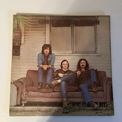 Crosby, Stills & Nash Self-Titled Vinyl LP Atlantic SD 8229 Lyrics Poster #593 - Image 1 of 4