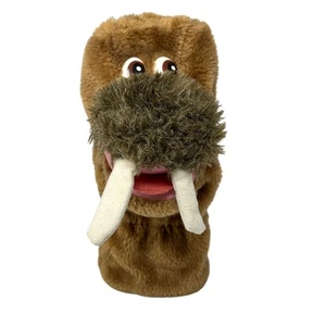 Vintage Dunlop Walrus Plush Golf Club Head Cover 10 Inch Hand Puppet - Picture 1 of 7