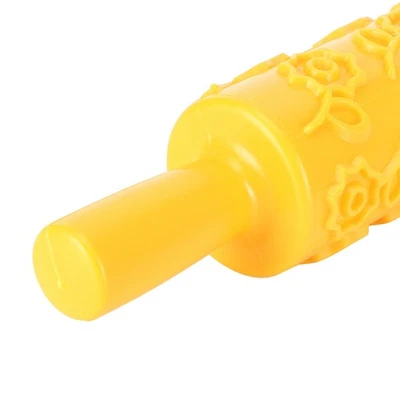 (Flower Pattern)Fondant Cake Embossing Rolling Pin Baking Dough Roller Cookie - Image 1 of 4