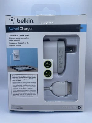 Belkin Swivel Apple 30 Pin 2.1mAh 10 Watt Wall Charger for *iPod/iPhone/iPad*  - Image 1 of 2