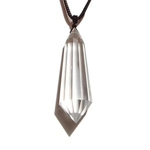 Clear Quartz Pendant Vogel Crystal 1.57-2.55 Inch Double Terminated Crystal P... - Picture 1 of 7