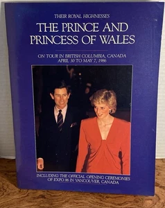 Principe e Principessa di Galles in tour British Columbia Canada 30 aprile 7 maggio 1986 - Foto 1 di 4