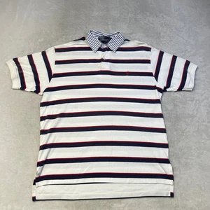 Polo Ralph Lauren Men's Striped Rugby Polo Shirt Short Sleeve Contrast Collar - Picture 1 of 7