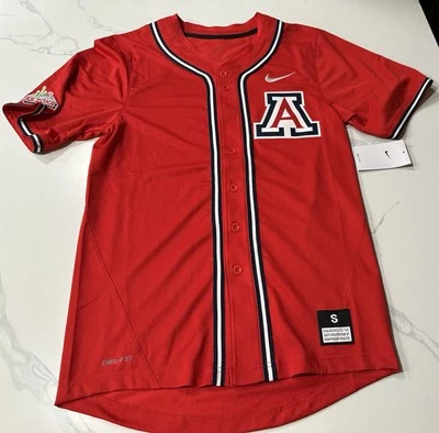University of Arizona Wildcats Nike Men’s Baseball Jersey (Small) Retails $100 - Image 1 of 4