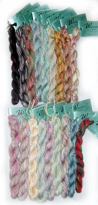 CARON Watercolours 18 SKEINS Embroidery Thread 3 ply Pima cotton FLOSS Lot New - Image 1 of 4