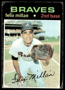 1971 Topps Felix Millan Atlanta Braves #81 - Picture 1 of 2