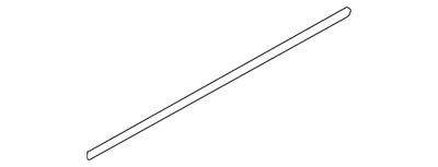 Cinturón Weather-Strip genuino Audi 8T0-853-283-M-T94 Foto 1 de 2