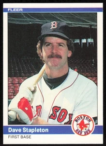 1984 Fleer #410 Dave Stapleton   - FREE SHIPPING - Picture 1 of 2