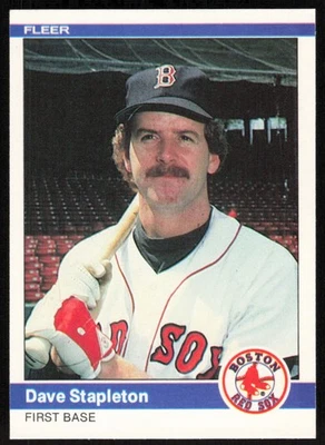 1984 Fleer #410 Dave Stapleton   - FREE SHIPPING - Image 1 of 2