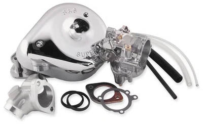 S&S Super G Shorty Carburetor Kit - 2 1/16in. Motorcycle Street Bike 11-0427 - Image 1 of 4