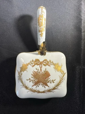 Cenicero para fumar vintage Dunhill pintado a mano porcelana cubierta pipa Francia Foto 1 de 4