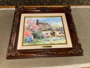 Marty Bell. Bryant’s Puddle Thatch. Signed Framed Print on Canvas No. 457 - Picture 1 of 5