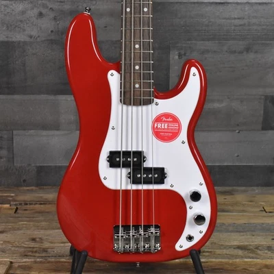 Squier Mini P Bass - Dakota Red - Image 1 of 4
