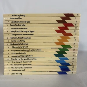 The Lion Story Bible Series HC Book Lot of 20 Homeschool Religious Penny Frank - Picture 1 of 7