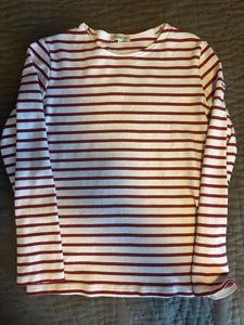 Armor Lux Breton France nautical sailor red strip shirt Size 1/XS - Picture 1 of 5