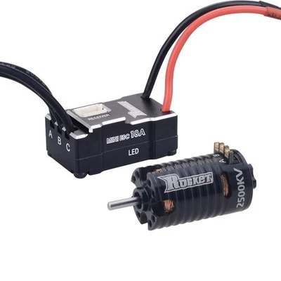 Rocket MINI 1410 2500KV Brushless Motor 18A ESC for Kyosho RC Mini-Z Drift Car - Image 1 of 4