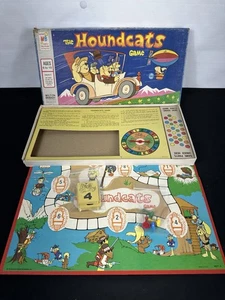 Juego de Mesa The Houndcats 1973 Vintage Dibujos Animados Raro Completo Milton Bradley - Imagen 1 de 5