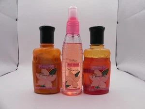 NEU Bath & Body Works Plumeria Set Lotion Splash Duschgel 4 Unzen Vintage Neu aus altem Lagerbestand Rarität - Bild 1 von 12