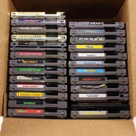 Discounted Nintendo NES Lot Of 25 Games - Adventure Island, TMNT, Bubble Bobble