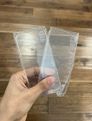 Cristal trasero de repuesto transparente para iPhone X - sin logotipo Foto 1 de 2