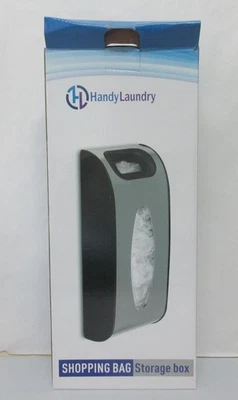 Dispensador de bolsas de supermercado de cocina de montaje en pared - acero inoxidable cepillado Foto 1 de 4