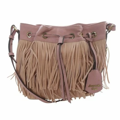 Samantha Vega бахрома наплечная сумка переключатель розовый SR17 см. фактический размер. Ручка б/у 8 - Изображение 1 из 4