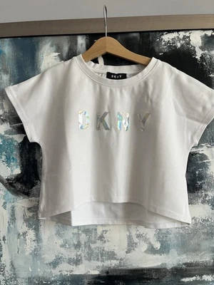 White T-shirt DKNY Aged 12 With DKNY lettering - Image 1 of 4