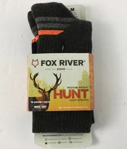 Fox River Unisex Midweight Wool Hunting Socks Size Medium (6-8), Women (7-9.5) - Picture 1 of 6