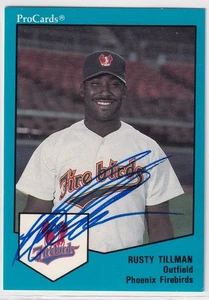 Rusty Tillman Mets, A’s, Giants (TOUGH AUTOGRAPH) SIGNED CARD RARE - Picture 1 of 1