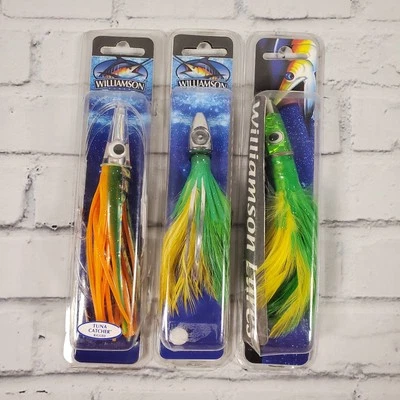3x Williamson Lures Tuna Catcher Flash Lure Green Chartreuse New In Package - Image 1 of 4