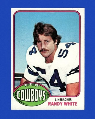 1976 Topps Set-Break #158 Randy White RC EX-EXMINT *GMCARDS* - Image 1 of 2