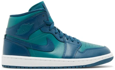 Nike Air Jordan Mujer Air Jordan 1 Mid 'Teal French Blue' BQ6472-301 Talla 8 Foto 1 de 4