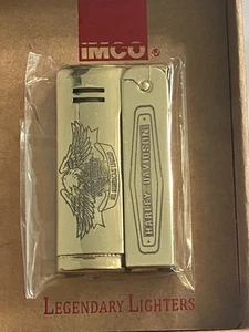 IMCO 6700 Luxury Metal Kerosene Petrol Cigarette Lighter Harley Davidson Edition - Picture 1 of 8