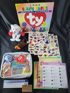 Decalcomanie vintage Beanie Baby 1999 Club Membership & JC Bears Celebrity Star #14 - Foto 1 di 23