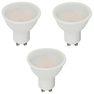 V-TAC 5 WATT GU10 LED LIGHT BULB LAMP DAYLIGHT COOL WHITE RATED 5W 6400k 3 PACK - Picture 1 of 2