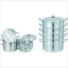 32Cm Xxl Steamer-Catering :Aluminium Cooker Pot Pan Set With Lid (5 Layer)