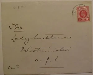 SOUTH AFRICA NATAL R.O 1911 B/S WESTMINSTER OFS 10 AUG - Picture 1 of 1