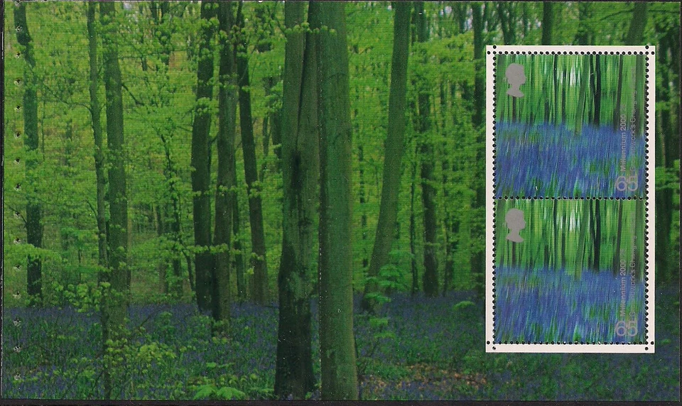 2000 GB QEII ROYAL MAIL DX26 PRESTIGE BOOK PANE A TREASURY OF TREES 2155A MNH - Image 1 of 1